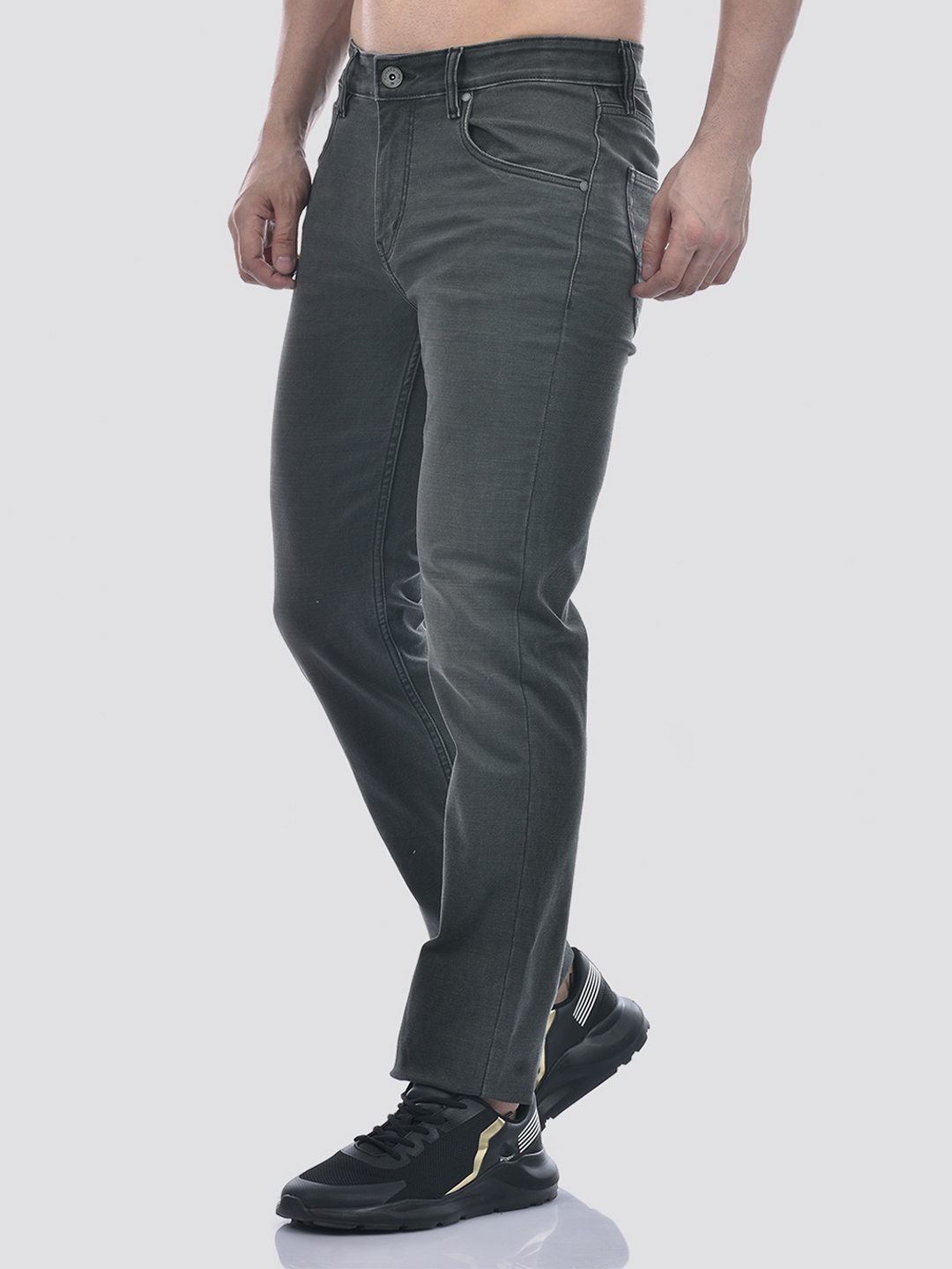 Numero Uno Men Forest Night Slim Fit Mid Rise Sustainable Jeans